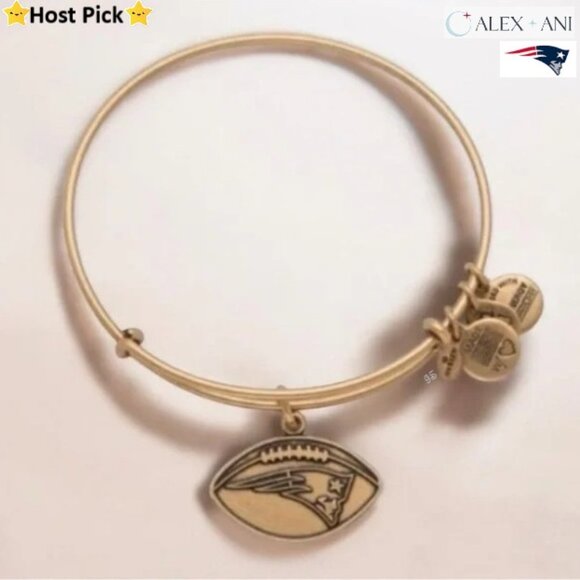 NFL New England Patriots & Alex and Ani Team Logo Charm Bracelet – NWT - Picture 1 of 14